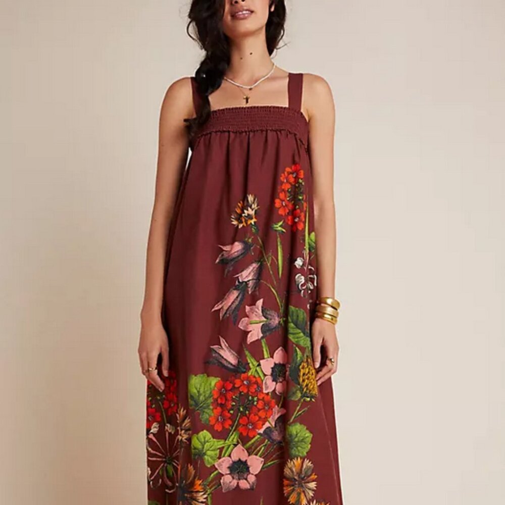 Anthropologie Maeve Beaujardin Maxi Dress